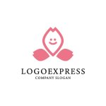 画像1: 笑顔の桜ロゴ (1)