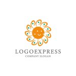 画像1: 笑顔の太陽ロゴ (1)