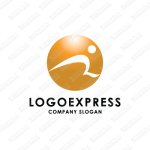 画像1: スピード感あふれるスポーティーなRのロゴ (1)