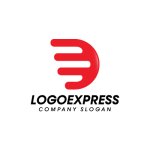 画像1: スピード感あるDロゴ (1)