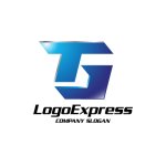 画像1: スピード感のあるTGロゴ (1)