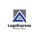 画像1: 四角形のAロゴ (1)