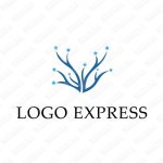 画像1: 木と星のロゴ (1)