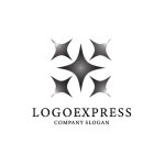 画像1: 星の幾何学模様のロゴ (1)