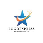 画像1: 右肩上がりの星 (1)