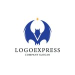 画像1: 星とコウモリの夜のロゴ (1)