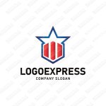 画像1: 煌く星の下のビル群のロゴ (1)