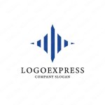 画像1: 星と円のストライプのロゴ (1)