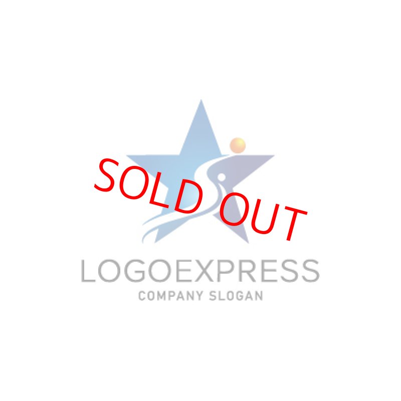 画像1: 星とS字ラインと人のロゴ (1)