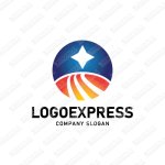 画像1: 星に向かった進む道のロゴ (1)