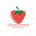 画像1: いちごのロゴ (1)