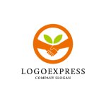 画像1: 協力と自然のロゴ (1)