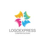 画像1: 協力する人々のロゴ (1)