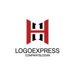 画像1: 力強いHHのロゴ (1)