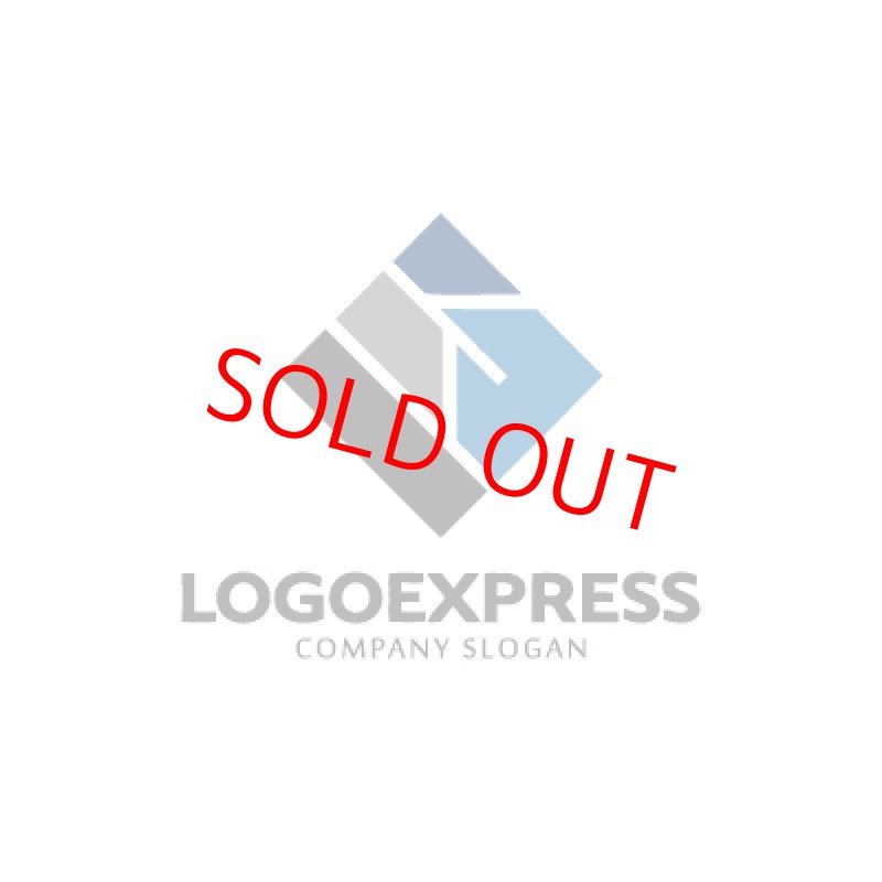 画像1: 多様なストライプのある宝石形のロゴ (1)