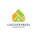 画像1: スタイリッシュな住宅ロゴ (1)