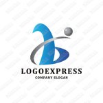 画像1: スタイリッシュなbロゴ (1)