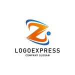 画像1: スタイリッシュでダイナミックなZロゴ (1)