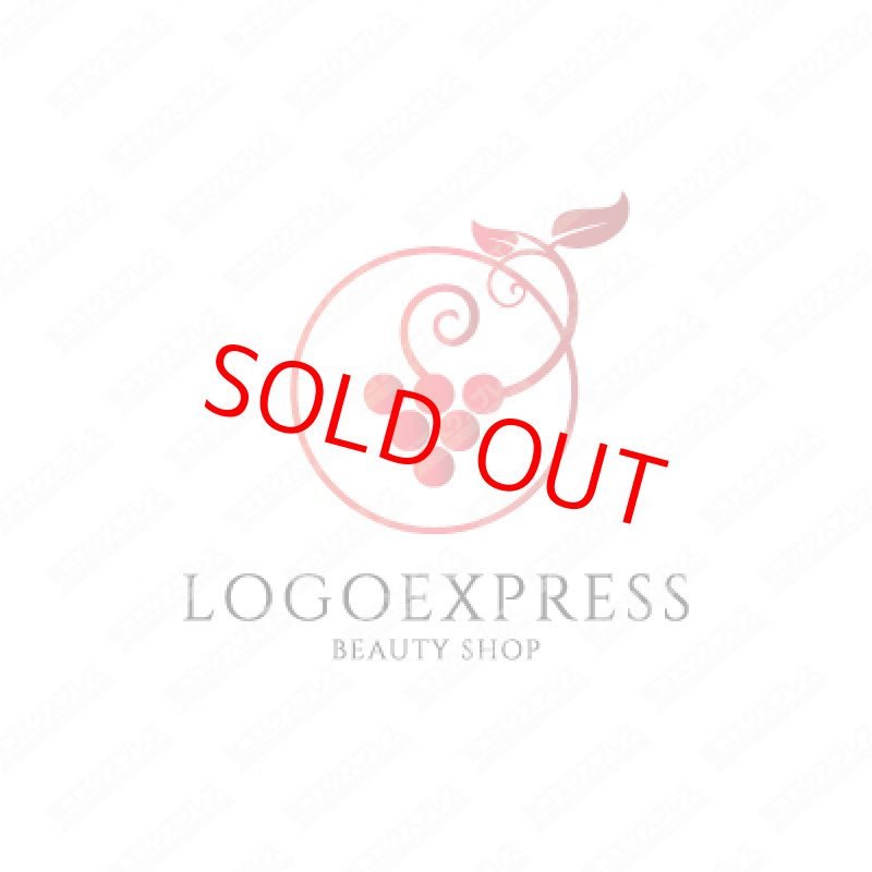 画像1: おしゃれなぶどうのロゴ (1)