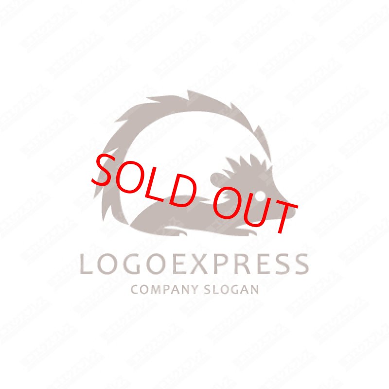 画像1: ハリネズミのおしゃれなロゴ (1)