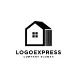 画像1: スタイリッシュハウスロゴ (1)