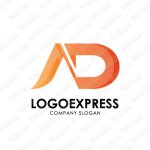 画像1: スタイリッシュな A と D のロゴ (1)