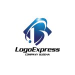 画像1: スタイリッシュなBロゴ (1)