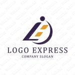 画像1: スタイリッシュなLとBのロゴ (1)