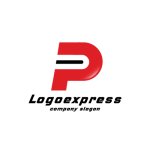 画像1: スタイリッシュで革新的なPロゴ (1)