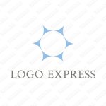 画像1: スタイリッシュな光るサークルのロゴ (1)