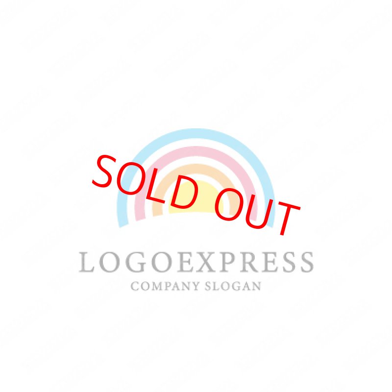 画像1: 太陽をモチーフにした明るいロゴ (1)