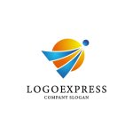 画像1: 太陽と飛躍のロゴ (1)