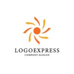 画像1: 太陽のようなロゴ (1)