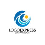 画像1: 海と太陽の恵みを象徴するロゴ (1)