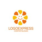 画像1: 笑顔と幸福を届ける太陽ロゴ (1)