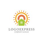 画像1: 太陽と緑の家ロゴ (1)