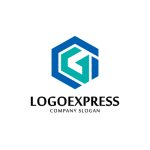 画像1: 調和と信頼性を象徴する、六角形のGロゴ (1)