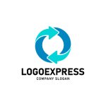 画像1: 循環を象徴するリサイクルのロゴ (1)