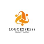 画像1: チームワークと協力のロゴ (1)