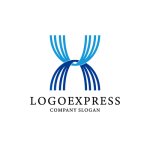 画像1: 情報と技術の架け橋「X」ロゴ (1)