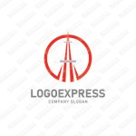 画像1: 東京タワーをモチーフにしたロゴ (1)