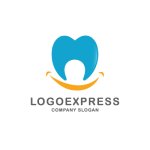 画像1: 歯と笑顔のロゴ (1)