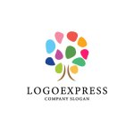 画像1: カラフルな木  (1)