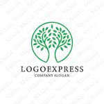 画像1: 木と手のロゴ (1)