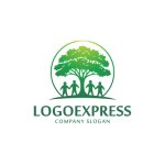 画像1: 木とつながる人々のロゴ (1)