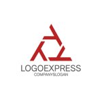 画像1: 赤いY字型の三角形のロゴ (1)