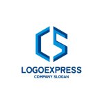 画像1: 信頼と技術を融合させたCS六角形ロゴ (1)