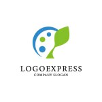 画像1: 水と緑が育む生命のロゴ (1)