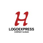 画像1: 手書き風Hロゴ (1)