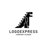 画像1: ユニークなゴジラのロゴ (1)